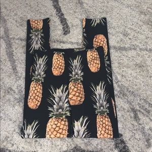 Pineapple workout leggings